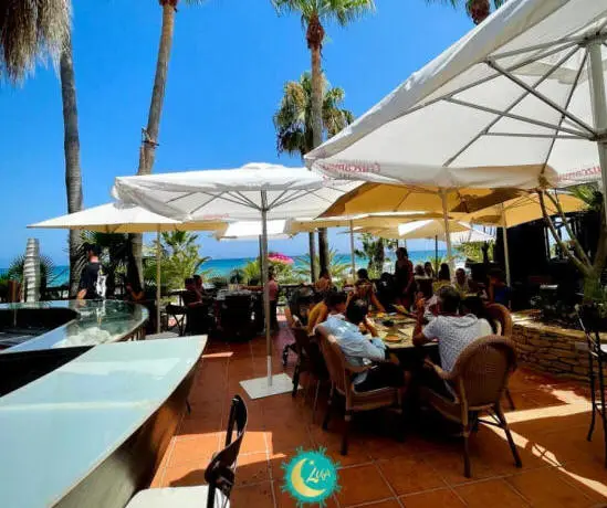 chiringuito bar de plage Mojacar - Lua Mojacar Restaurant & Beach Club – Costa de Almeria – Pulpi.eu