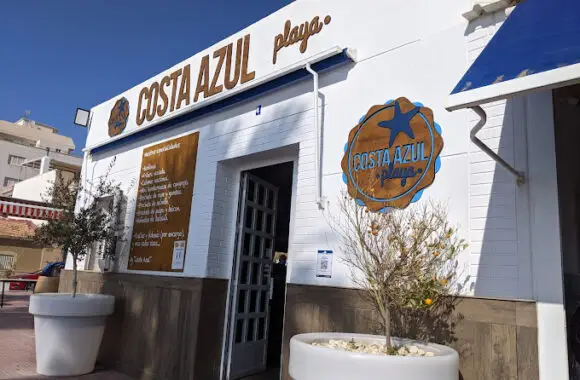 Costa Azul Playa aguilas restaurantes Costa de Almeria resto
