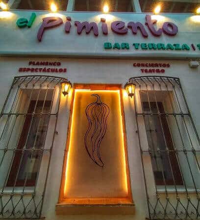 El pimiento mojacar costa de almeria–restos restaurants restaurantes dancing flamenco