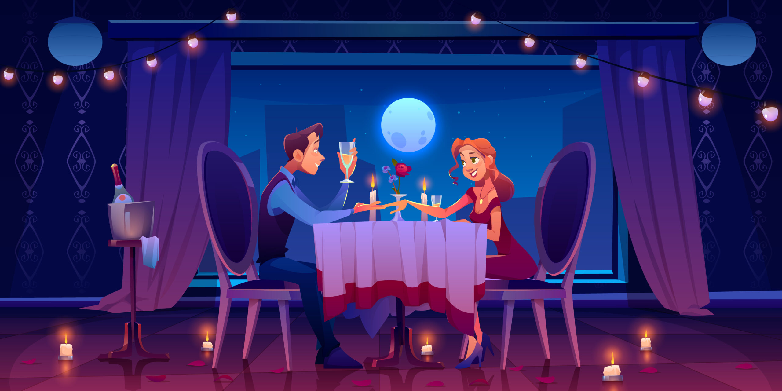Romantic diner scaled