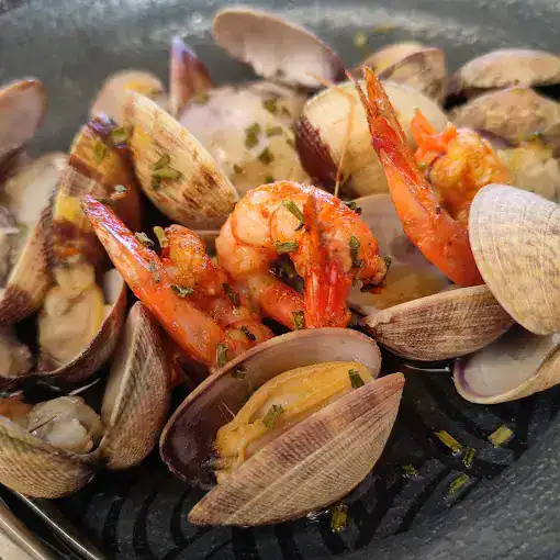 Sal y Almagre Bar Costa de Almeria Restaurantes restos restaurant coquillages