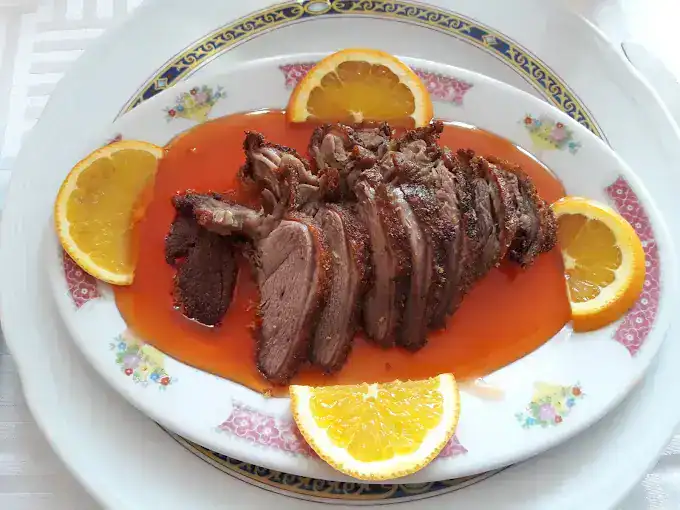 Chino Pekin 5 Mojacar Costa de Almeria restos plats canard orange
