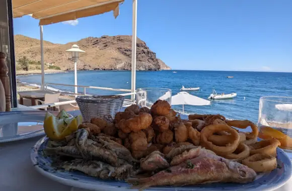 la Palma Las Negras Costa de Almeria Murcie Murcia restos restos restaurantes mariscos