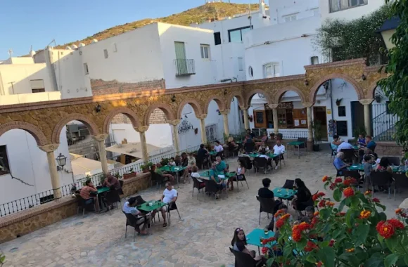 Casa Irene Mojacar pueblo Andaluzia Costa de Almeria Restos retsaurantes terrasse