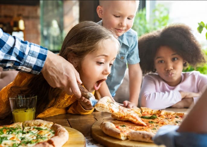 Kids ninos pizzas