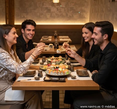 Sushis conviviales