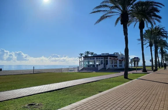 Chiringuito de Paco Roquetas de Mar Costa de Almeria Andalousia restos restaurantes street