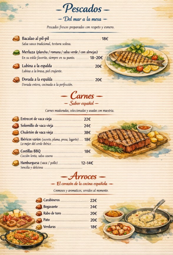 Lucero Menu 2 es