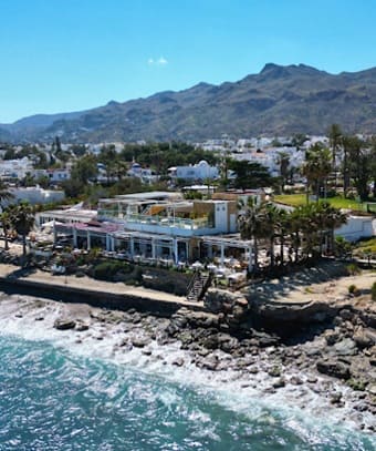 Villa Belmare Mojacar Costa Calida Murcia restos restaurantes drone
