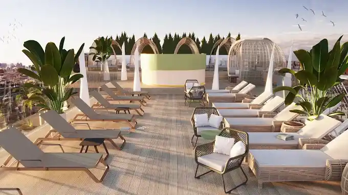 Sky Bar Novotel Valence restos restaurantes rooftop sol