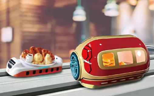 Food delivery trein