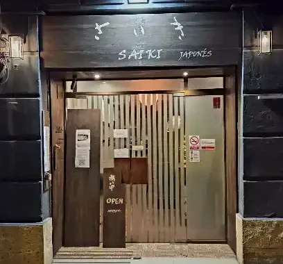 Saiki Valencia Sudeste de Espana restaurante restos street