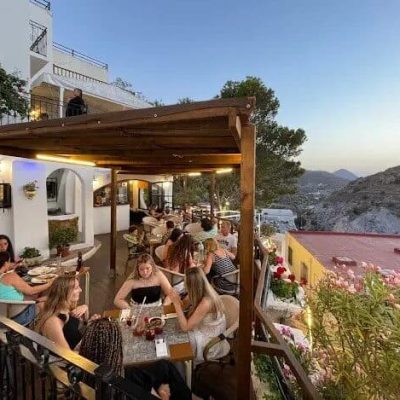 La muralla mojacar costa de almeria–restos restaurants restaurantes village