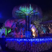 Lua mojaca beach chiringuito bar de plage lua mojacar restaurant & beach club–costa de almeria–bar light